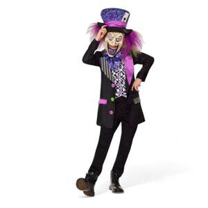 Spirit DARK MAD HATTER Halloween costume CHILD Medium 8-10 Cosplay